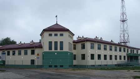 Zmodernizowany budynek placówki Straży Granicznej we Włodawie.